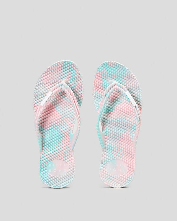 Billabong Girls' Kicks Marble Thongs for Womens