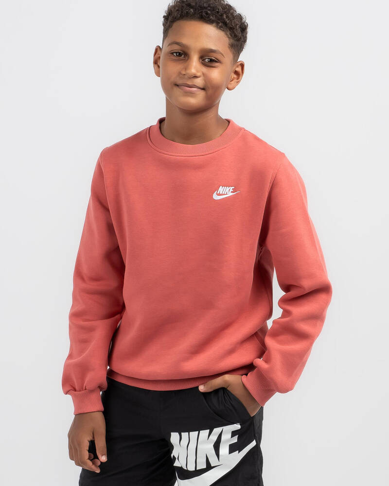 Nike Boys' Fleece Crewneck Sweatshirt for Mens