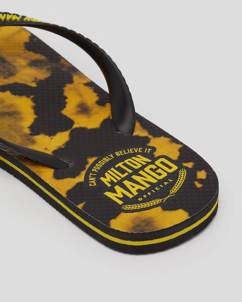 Milton Mango Goldstruck Thongs for Mens