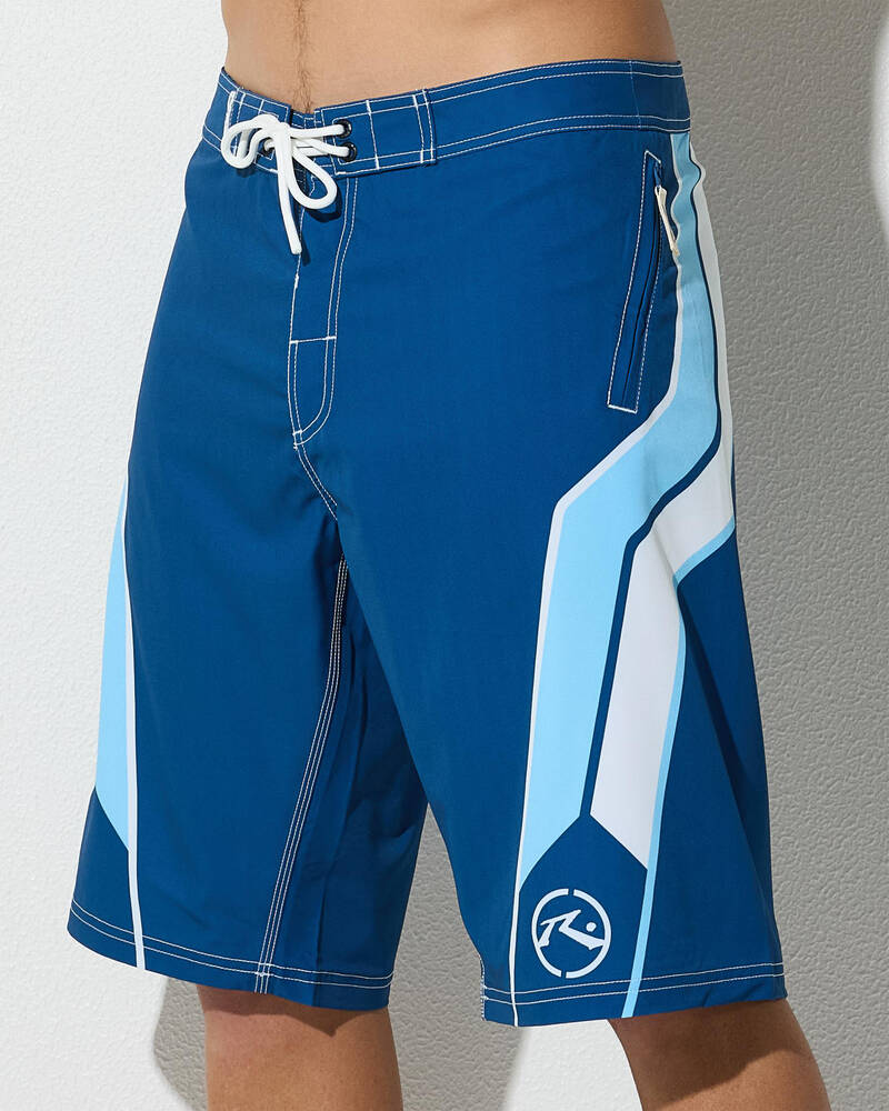 Rusty Chopper Fixed Waist Board Shorts for Mens
