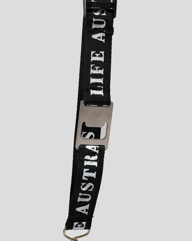 Salty Life Last Drinks Lanyard Stubby Cooler for Mens