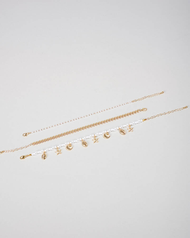 Karyn In LA Isobel Anklet Pack for Womens