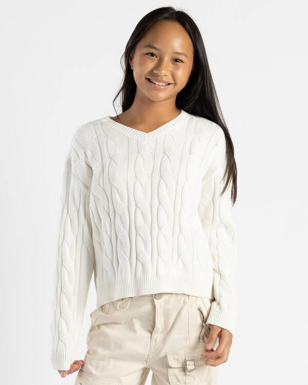 Ava And Ever Girls' Cambridge V Neck Knit Jumper for Womens