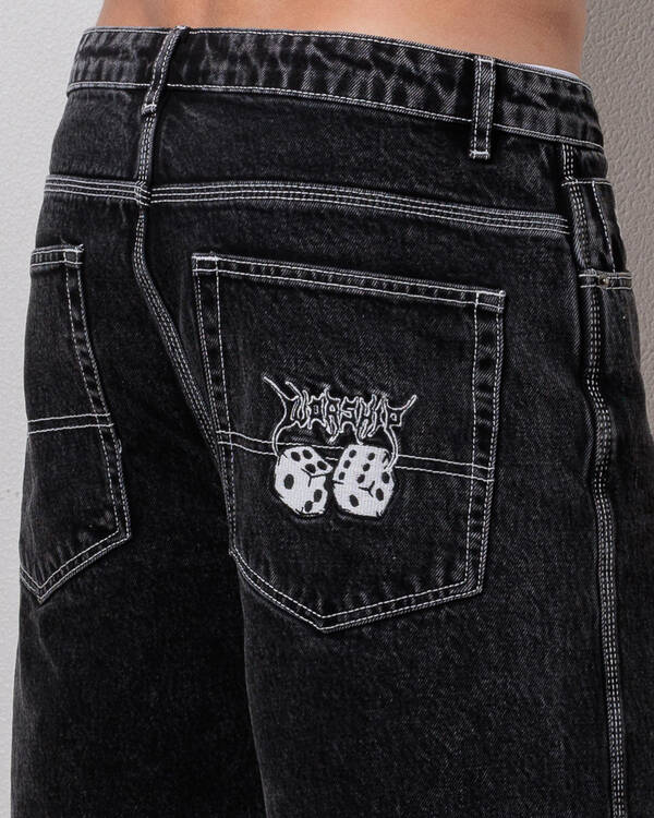 Worship Supplies Rollem Lounger Jean Shorts for Mens