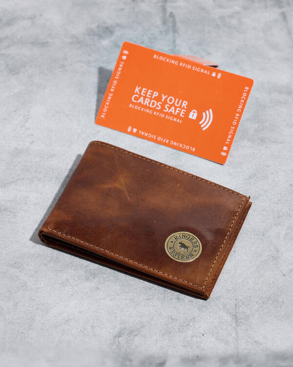 Ringers Western Toro Slim Leather Wallet for Mens