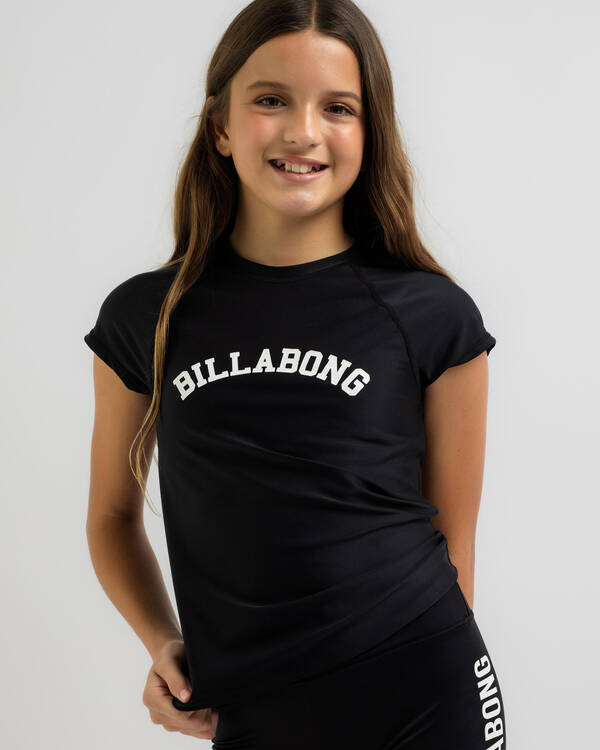 Billabong Girls' Daylight Short Sleeve Rash Vest for Womens