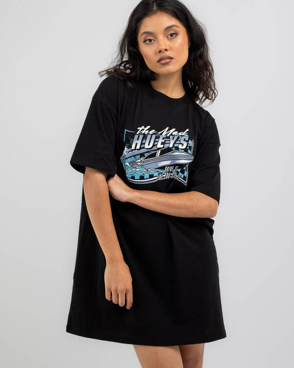 The Mad Hueys Drive It Like You Stole It Tee Dress for Womens