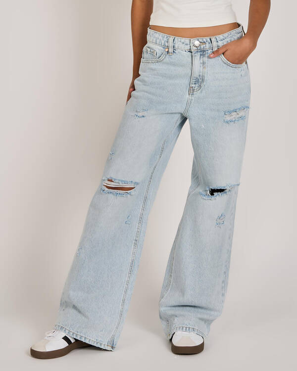 DESU Girls' Blaze Wide Leg Jeans for Womens