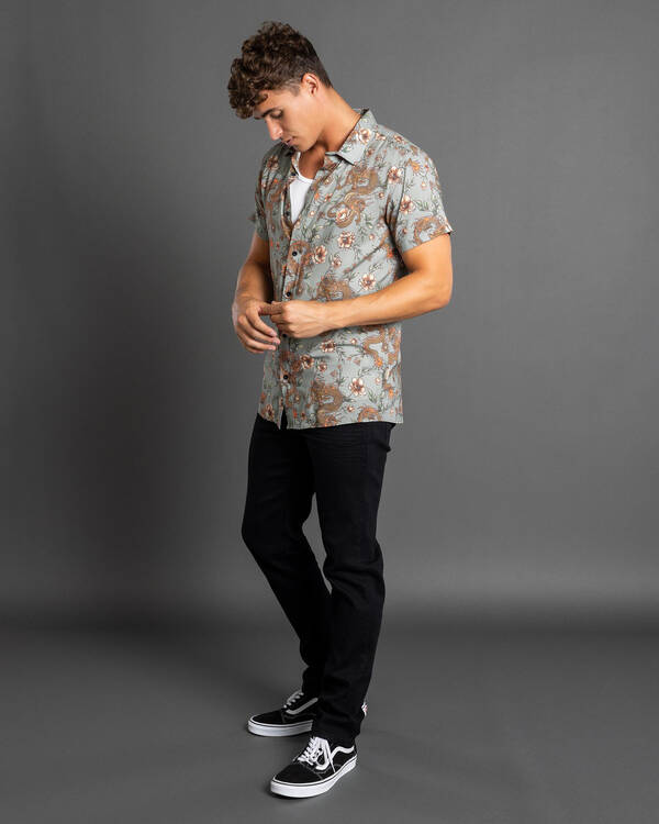 Lucid Temple Short Sleeve Shirt for Mens