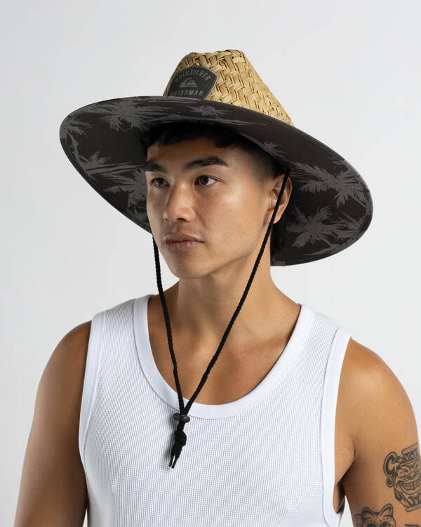 Quiksilver Outside Waterman Straw Hat for Mens
