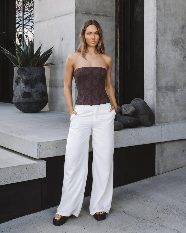 Ava And Ever Meli Lace Corset Top for Womens