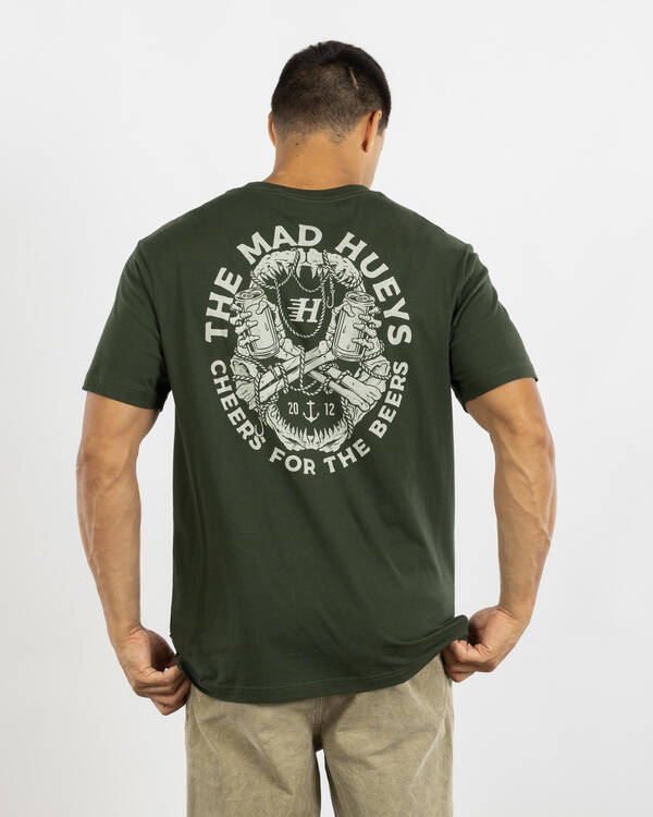 The Mad Hueys Cheers And Beers T-Shirt for Mens