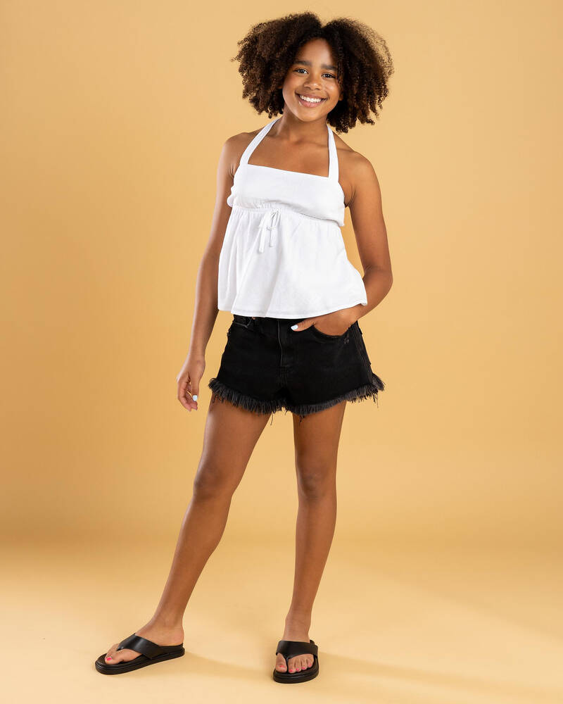 DESU Girls' Texas Denim Shorts for Womens