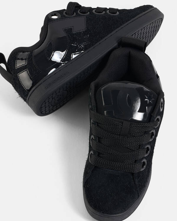 DC Shoes Womens Court Graffik Puff Shoes for Womens