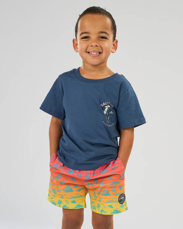 Salty Life Toddlers' Overlay Elastic Waist Shorts for Mens