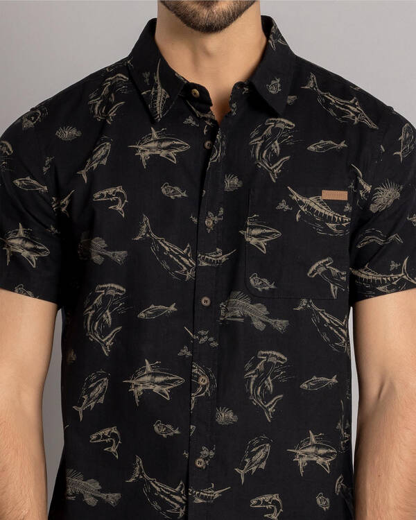 Salty Life Deepwater Short Sleeve Shirt for Mens