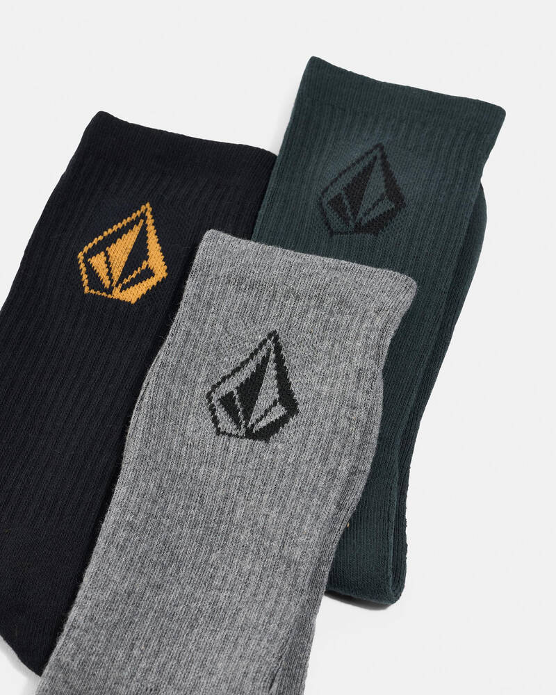 Volcom Full Stone Mix Socks 3 Pack for Mens