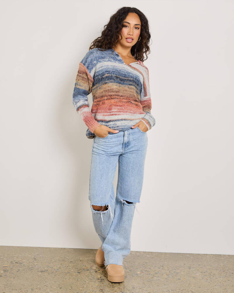 Mooloola Bronte Hooded Knit Jumper for Womens