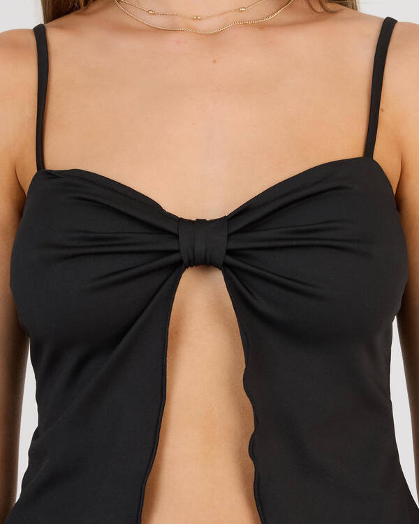 Luvalot Hannah Split Front Top for Womens