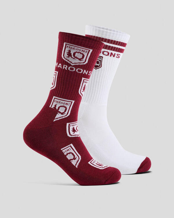 Maroons Icons Sneaker Socks 2 Pack