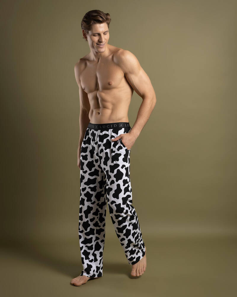 Lucid Cow Pyjama Pants for Mens