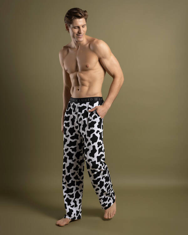 Lucid Cow Pyjama Pants for Mens