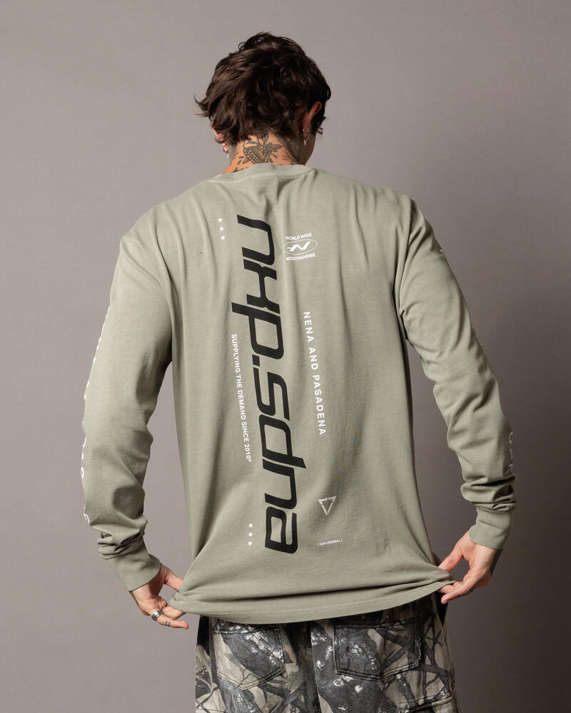Nena & Pasadena Sector Relaxed Long Sleeve T-Shirt for Mens