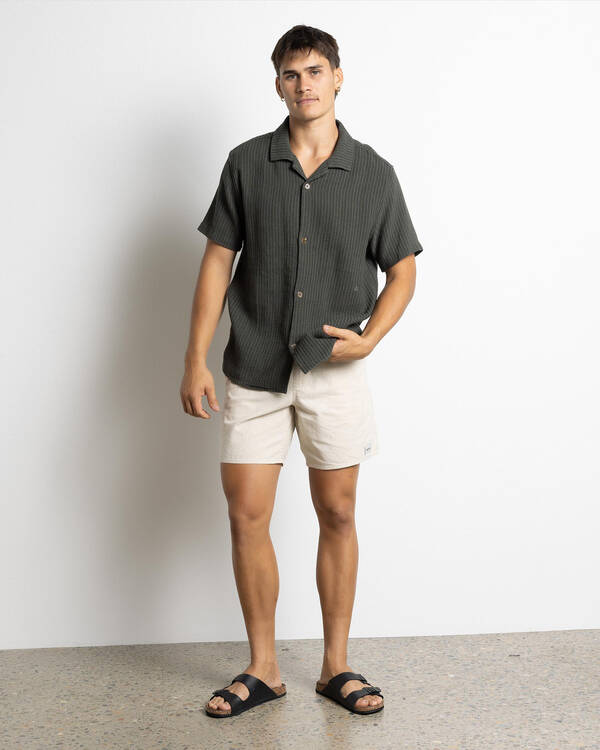 Rhythm Classic Linen Jam Shorts for Mens