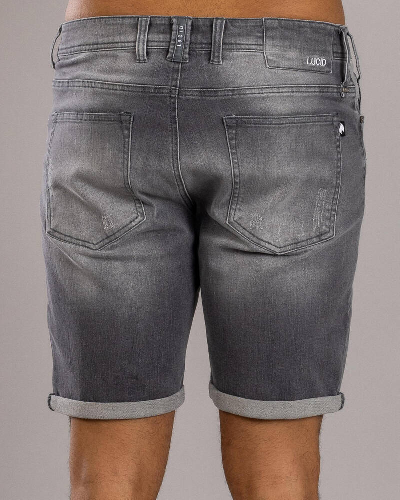 Lucid Vienna Denim Walk Shorts for Mens