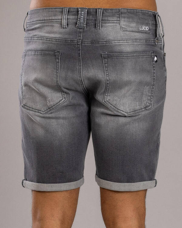 Lucid Vienna Denim Walk Shorts for Mens