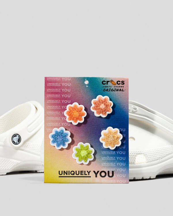 Crocs Flower Power Jibbitz 5 Pack for Unisex