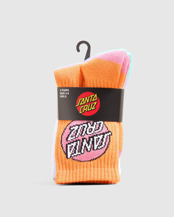 Santa Cruz Girls' Other Dot Crew Sock Pack for Womens