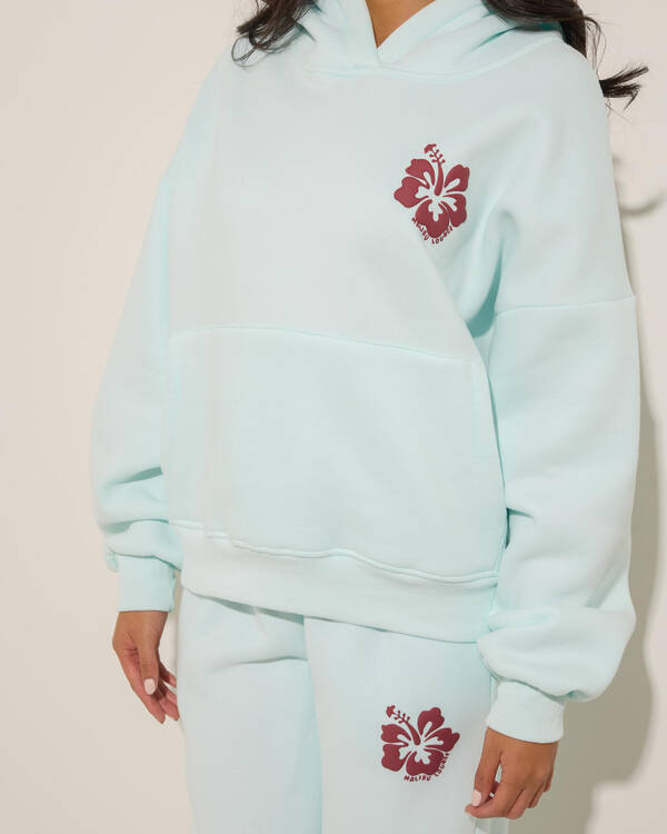 Malibu Lounge Hibiscus Hoodie for Womens
