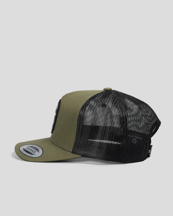 The Mad Hueys Hueys Pirate Twill Trucker Cap for Mens