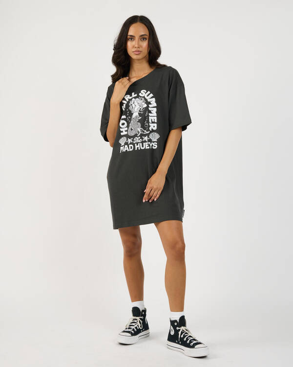 The Mad Hueys Hot Girl Summer T-Shirt Dress for Womens