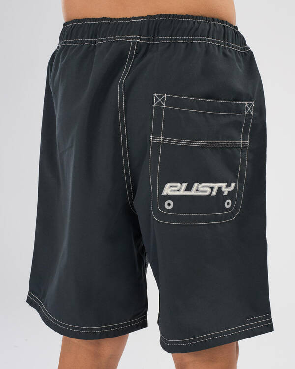 Rusty Boys' Flip Daddy Elastic Board Shorts for Mens