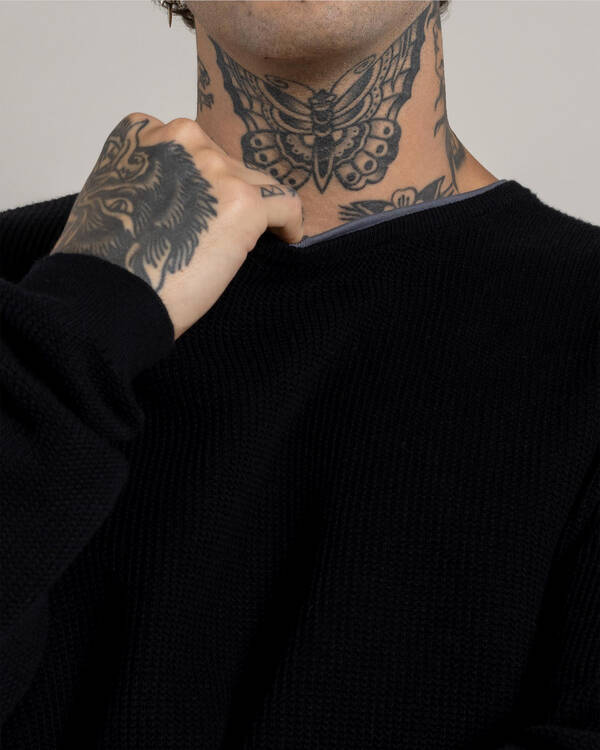 Lucid Cluster Knitted Sweater for Mens