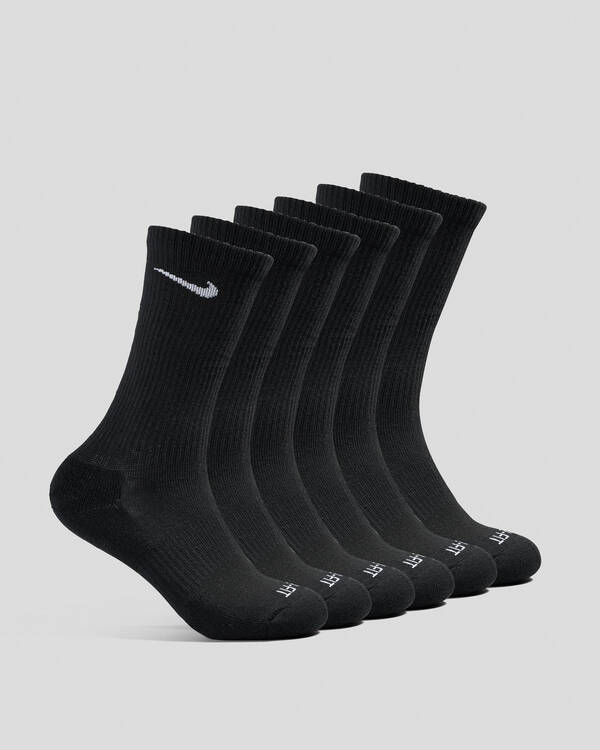 Nike Women's Everyday Plus Cushioned Training Crew Sock Pack for Womens