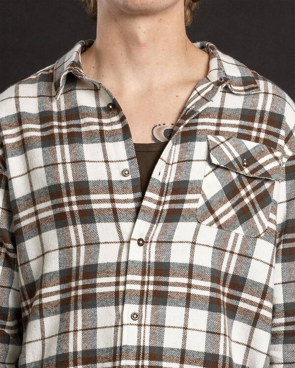 RVCA Plowman Long Sleeve Shirt for Mens