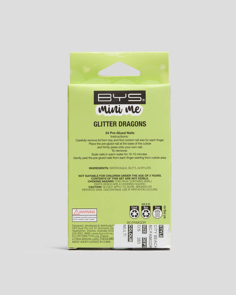 Get It Now Mini me Glitter Press on Nail Pack for Womens