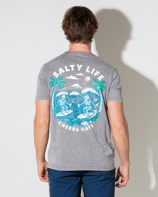 Salty Life Cheers Mate T-Shirt for Mens