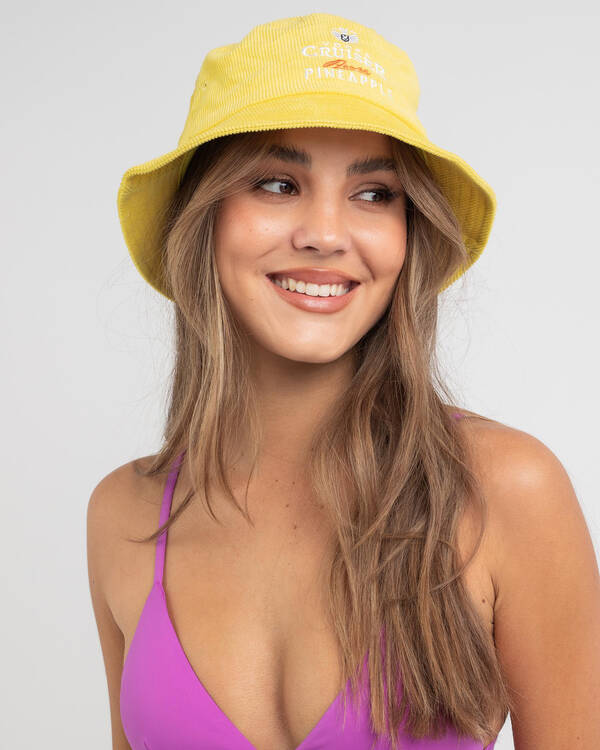 Vodka Cruiser Pineapple Cord Bucket Hat for Mens