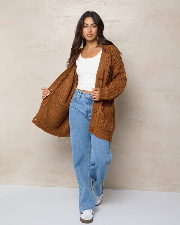 Mooloola It's A Trip Knit Cardigan for Womens