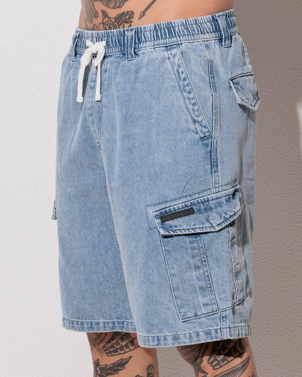 Dexter Duplicate Denim Walk Shorts for Mens
