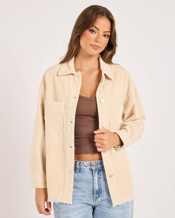 Mooloola Ryder Cord Shacket for Womens