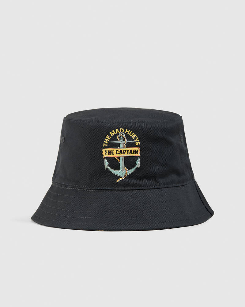 The Mad Hueys Boys' Croc Captain Bucket Hat for Mens
