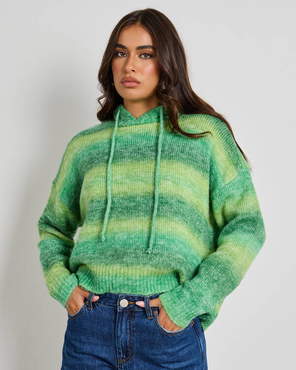 Mooloola Miami Hooded Knit Jumper for Womens