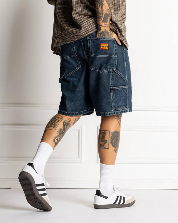 Worship Supplies Carpenter Jean Shorts for Mens