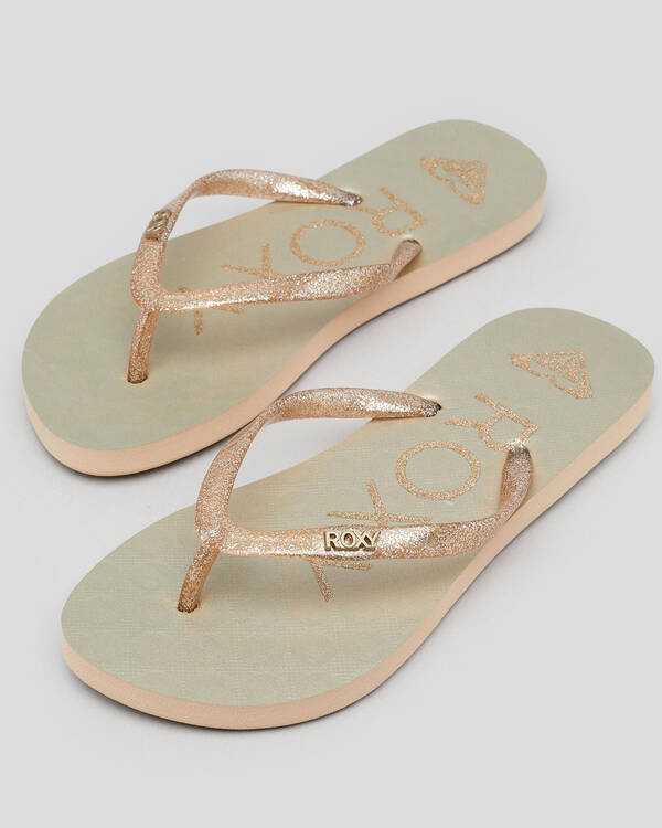 Roxy Girls' Viva Sparkle Thongs for Womens