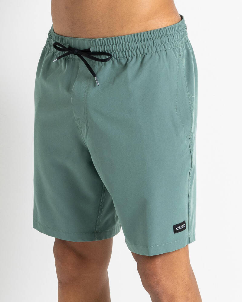 Volcom Stones Hybrid 18" Elastic Waist Shorts for Mens